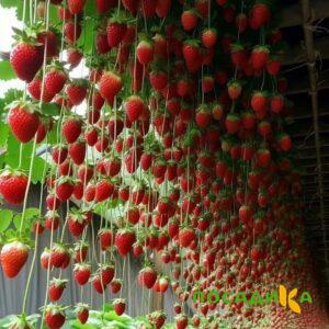 Клубника ампельная Анастасия купить по цене от 370р. в интернет-магазине «Посадика» с доставкой почтой в в Октябрьскийе и по всей России – [изображение №1].