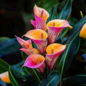 Калла Оникс купить по цене от 450р. в интернет-магазине «Посадика» с доставкой почтой в в Октябрьскийе и по всей России – [изображение №1].
